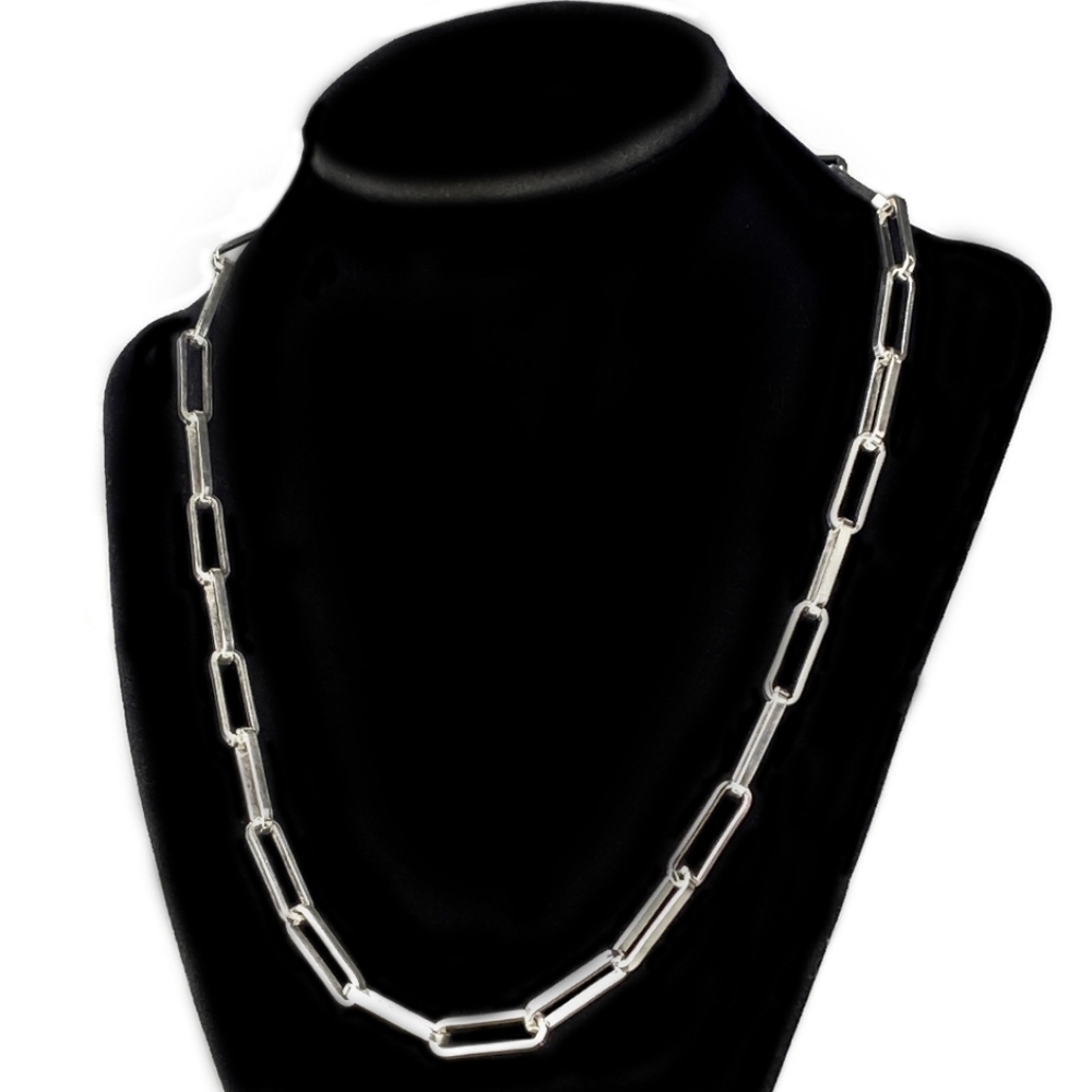 Square Paperclip Necklace